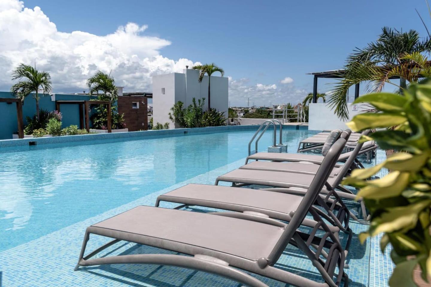 Apartamento Luxury Private Ac Gym Pool Cine Playa del Carmen